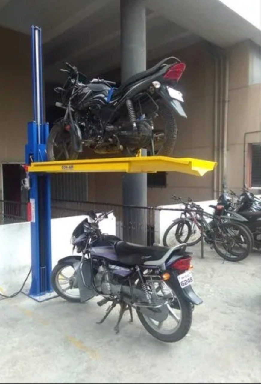 Automated bike parking system by Sigma Laser Tech